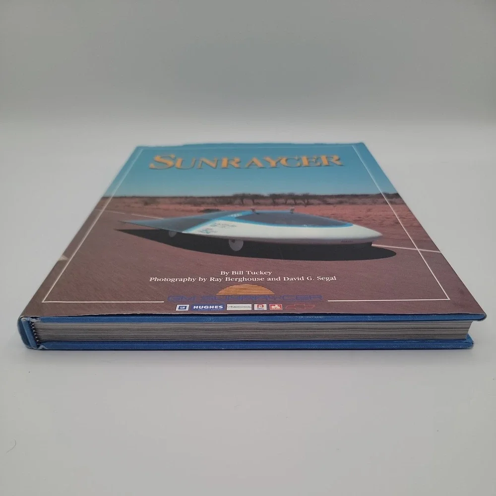 Bill Tuckey Sunraycer Hardcover‎ 1989 1st Ed GM Solar Car History Good Condition